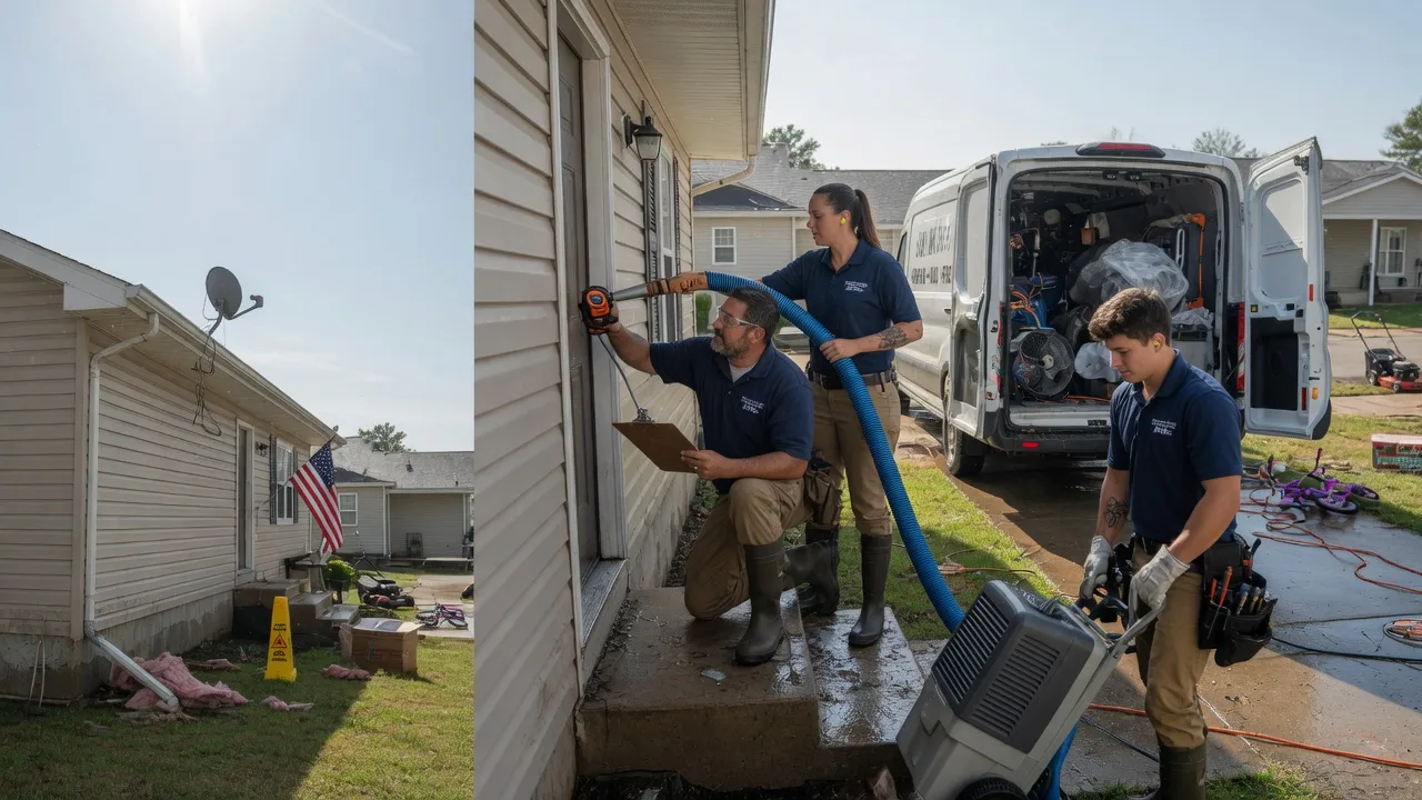 Ceiling Water Damage Restoration in Glasco, KS near me